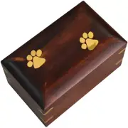 Dog Cremation Box Wood Memorial Wooden Pet Urn Mother Funeral Products Supplies