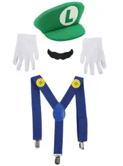 Super Green Plumber Kids Costume Accessory Set