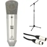 Behringer B-2 Pro Dual-diaphragm Condenser Microphone with Stand and Cable