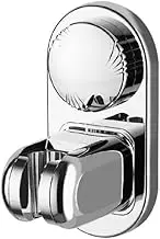 LeitunggShower Head Holder，Strong Adhesive Suction Cup Handheld Shower Head Holder Adjustable Shower Wand Holder Wall Mount Suitable for Shower Rooms No Drilling Required