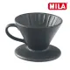 【MILA】日本製 織部燒 咖啡濾杯01-南蠻黑釉(織部燒手工精製)