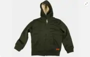 Weatherproof Vintage 1948 Boy's Sherpa-Lined Full Zip JACKET(Army Heather M)NWT