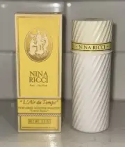 NINA RICCI L'AIR DU TEMPS 3.5 Oz VINTAGE DUSTING POWDER (NEW WITH BOX) RARE