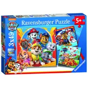 3x49pc Ravensburger Paw Patrol Just Yelp For Help Jigsaw Puzzle 21x21cm 5y+