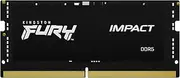 Kingston Fury Impact 16 GB CL38 4800MT/s DDR5 SODIMM Notebook Laptop RAM Memory, Black