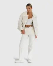 [Belle & Bloom] See You Again Quilted Jacket - Cream