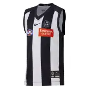 Collingwood Magpies AFL 2024 Home Guernsey Kids Sizes XS-XL!