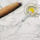Balloon Whisk Egg Beater Hand Blender Wisks Steel Cake Milk Mixer Whip Wire Hot~