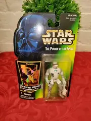 1997 Star Wars Power of the Force Hoth Rebel Soldier Hologram Figure Kenner