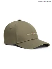 Tommy Hilfiger Green Logo Embroidery Baseball Cap (H52361) | $104