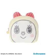 Doraemon × Maison de FLEUR I'm Dorami Round Pouch Yellow Japan limited New