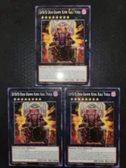 D/D/D Duo-Dawn King Kali Yuga - SP17-EN045 - Starfoil Rare 1st Edition + 2 comns
