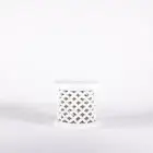 NEW African White Carved Timber BAMILEKE Side/Coffee Table Bedside Table / Stool