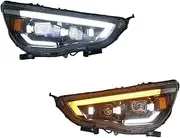 Car Headlights Compatible For Mitsubishi ASX Dazzling 2013-2019 Full LED Headlamp Assembly Upgrade Projector Lens Accessories Kit