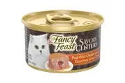 Fancy Feast Savory Center Wet Cat Food Pate w/ Chicken & Gourmet Gravy 24 x 85g