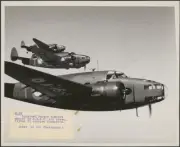 Lockheed Hudson bombers manned by RAAFair crews 1942 AVIATION OLD PHOTO