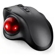 Rechargeable Wireless Trackball Mouse with Bluetooth & USB for PC and Android