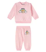 [Moschino Kids] Moschino Kids Baby jersey sweatshirt and sweatpants set M 24 pink