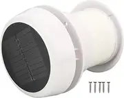 Solar Roof Exhaust Fan DC12V RV Roof Exhaust Fan Noiseless Solar Powered Vent for Campers Ships Yachts RV Roof Vent Fan