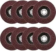 50PCS 5'' 125MM Abrasive Metal Sanding Flap Discs Angle Grinder Wheels 80 Grits