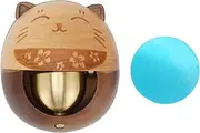 Shopkeeper Bell Store Door Bell Entry Alert with Fortune Cat Style Exquisite Carved Pattern Clear Pleasing Sound for Home Cafe Office