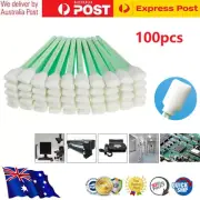 100pcs Solvent Cleaning Swabs Sticks Fit For Roland Mimaki Mutoh Epson Printer