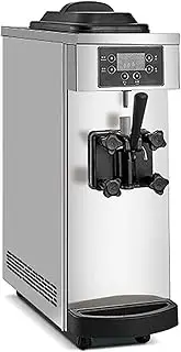 Home Desktop Single Head Ice Cream Machine - Commercial Silent Automatic Soft Ice Cream Machine Ice Cream Makers for Dessert Shop Ice Cream Machine