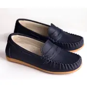 Kiddie Couture Navy Polo Loafers
