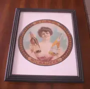 BLATZ BEER FRAMED COLOR AD PRINT - MILWAUKEE