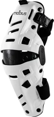 MOBIUS X8H Hybrid Knee Support - White/Black - S/M 1020110