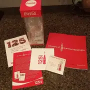 125th Crystal Coca-Cola Bottle # 209/2011 Lapel Pin and History of The Coca-Cola