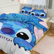 Bed Sheets g708 Stitch Print Bedding Set Pattern Duvet Cove Set 3 Pieces 1 Quilt Cover And 2 Pillowcases for Women Men Teens tq708 Bed Sheets