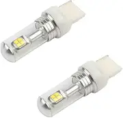 e-auto fun LMA744040WW 12V Dedicated LED Back Lamp, T20 Single, 40W Class / 6500K 8 Cree LED Chips, Compact Design, Mini Size, Halogen Filament Design, Set of 2