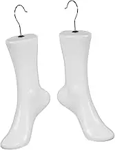 2pcs Female Style Foot Model Display Stand for Socks Mannequin Feet for Realistic Sock Presentation Space Saving Hanging Design for Retail and Showcasing