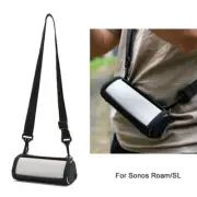 Snap-On Removable Audio Case For Sonos Roam/SL Single Shoulder Strap Case Black