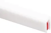 uxcell 20 Ft Rubber Edge Trim, Self-Adhesive U-Channel Edge Protector, Guard Seal Strips Fit for 1/8" Car Doors, Glass, Sheet Metal, Cabinet, White