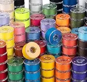ilauke 210 pcs Bobbins Sewing Thread, Size A Class 15 Prewound Sewing Bobbins, 36 Colors Polyester Sewing Threads for Brother/Singer/Babylock/Janome Machine