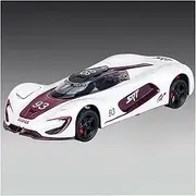 Decorative Car Model 1:32 for Tomahawk SRT V10 Concept Sport Car Diecast Alloy Metal Display Model Work Area Decoration Perfect for Gifting(White)