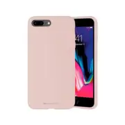 iPhone 7 Plus Compatible Case Cover With Premium Silicon - Pink Sand