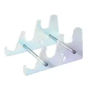Removable Multicolor Acrylic Keyboard Stand Transparent Desktop Tray5873