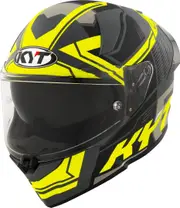 KYT R2R Octane Helmet, yellow, Size M for Men