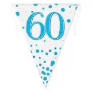 Sparkling Fizz Blue Bunting 60 Party Supplies