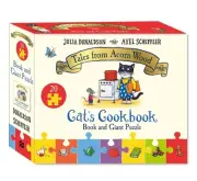 Cat's Cookbook Book and Giant Puzzle Gift Set by Julia Donaldson Board Book Book