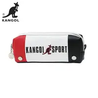 在飛比找樂天市場購物網優惠-紅色款【日本正版】KANGOL SPORT 皮革 筆袋 鉛筆