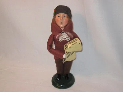 Byers Choice 2003 Handsome Victorian Boy with Music