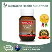 FUSION HEALTH HAIR SKIN & NAILS 90T + FREE SAME DAY SHIPPING