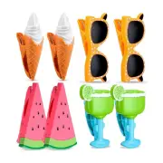 8 Pcs Beach Towel Clips Cute Towel Clips for Chairs Beach Towel Holder4622