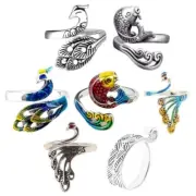 Adjustable Knitting Crochet Knitting Tools Ring Finger Thimble Yarn Guides