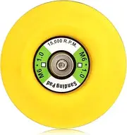 3-Inch Dual-Action Hook & Loop Fastener Flexible Backing Plate, 3" Sanding Back Pad for Orbital Sander M6 Thread