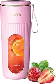 Small Blender for Smoothies - Leakproof Juicer Cup - 340ml Portable Rechargeable Blender Personal Blender for Shakes Smoothies Food Prep